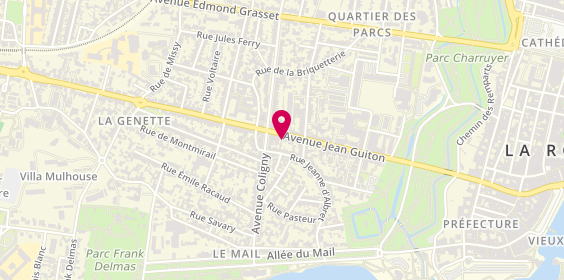 Plan de École de Conduite Océan la Genette, 57 Bis avenue Jean Guiton, 17000 La Rochelle