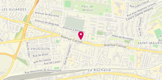 Plan de Auto-Ecole du Moulin, 240 avenue Carnot, 17000 La Rochelle