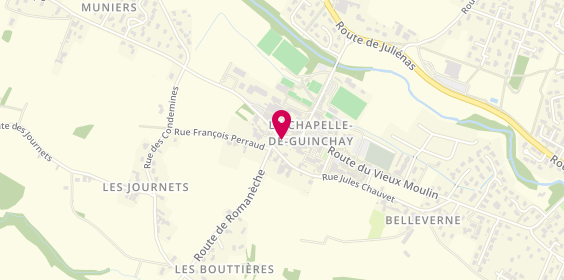 Plan de AJ-lity Auto école, 22 place Soeur Julie Ferret, 71570 La Chapelle-de-Guinchay