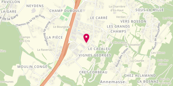 Plan de Ecole de Conduite Jules Ferry, 464 Route de la Cave Aux Fées, 74140 Saint-Cergues