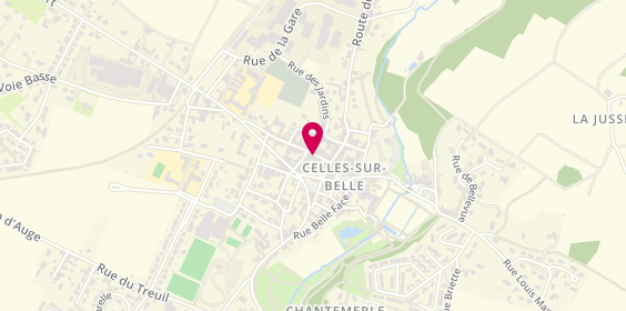 Plan de Auto Ecole du Pays Mellois - Bureau Celles/Belle, 19 Rue Emile Verdon, 79370 Celles-sur-Belle