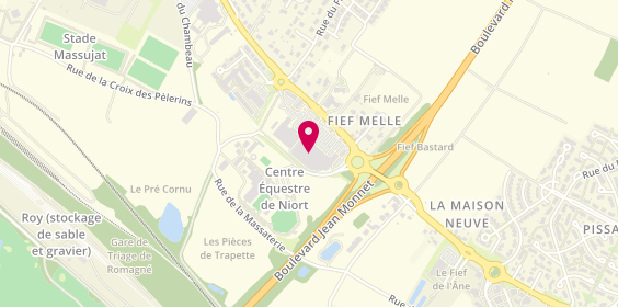 Plan de C.E.R, 358 Route d'Aiffres Galerie Intermarché, 79000 Niort