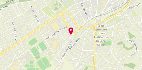 Plan de Auto Ecole Anne Formation, 21 Boulevard des Trolliettes, 74200 Thonon-les-Bains