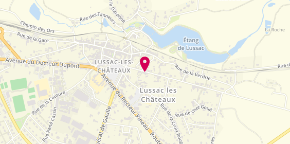 Plan de Auto-école Garcia, 22 Route de Montmorillon, 86320 Lussac-les-Châteaux