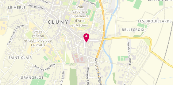 Plan de Cer Cluny, 45 Rue Prud Hon, 71250 Cluny
