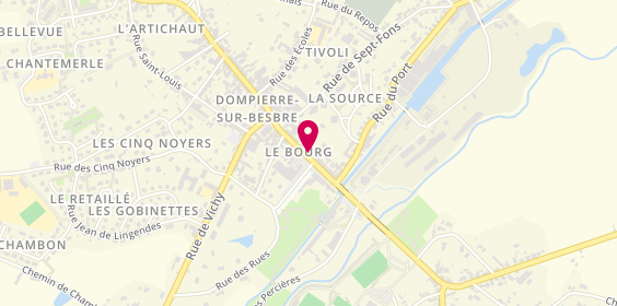 Plan de Auto Ecole Passion Conduite, 123 Grande Rue Grande Rue, 03290 Dompierre-sur-Besbre