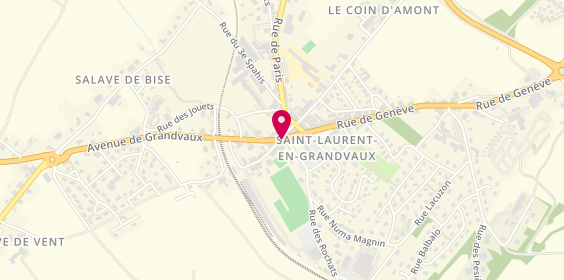 Plan de Auto école Excellence - Saint Laurent en Grandvaux, 5 Rue Delezay, 39150 Saint-Laurent-en-Grandvaux