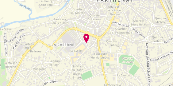 Plan de Gatine Conduite, 8 place du Lycée, 79200 Parthenay