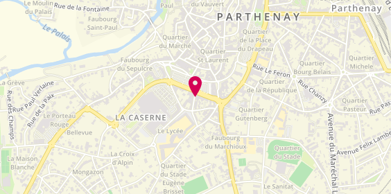 Plan de Pep's And Go PARTHENAY, 29 avenue du 114eme Régiment d'Infanterie, 79200 Parthenay