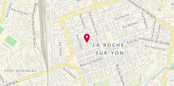 Plan de Auto-école E.C.F LA ROCHE SUR YON, 9 Bis place du Théâtre, 85000 La Roche-sur-Yon