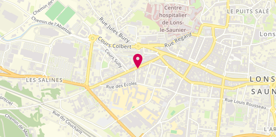 Plan de Auto Ecole Benoit, 23 Rue des Salines, 39000 Lons-le-Saunier