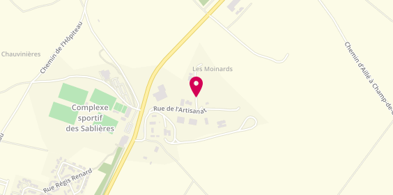Plan de ECF, Moinards, 86130 Saint-Georges-lès-Baillargeaux