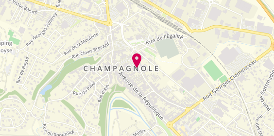 Plan de Champa Auto-école, 25 Rue du Général Leclerc, 39300 Champagnole