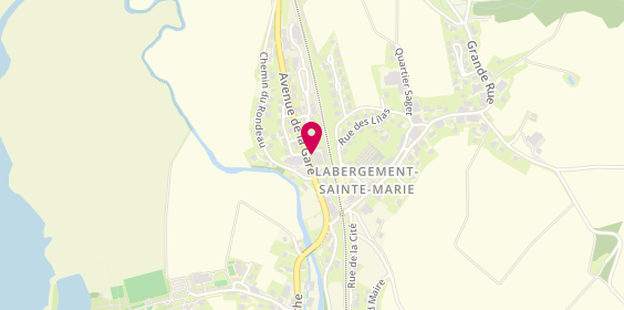 Plan de Auto-Ecole Sainte Marie, 10 avenue de la Gare, 25160 Labergement-Sainte-Marie
