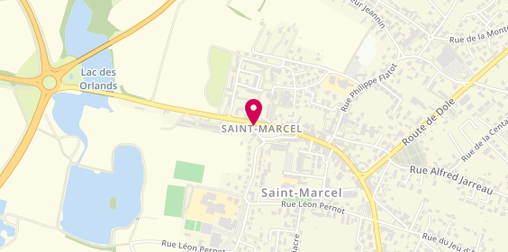 Plan de Auto Ecole Poncet, 4 Grande Rue, 71380 Saint-Marcel