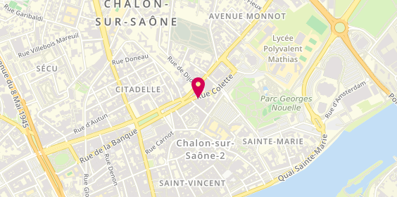 Plan de Start And Go, 2 Rue Colette, 71100 Chalon-sur-Saône
