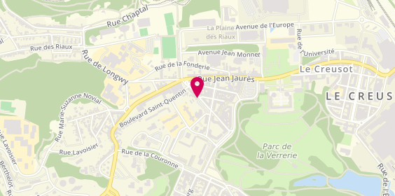 Plan de Campus Instruction Routiere, 41 Rue Edouard Vaillant, 71200 Le Creusot