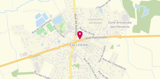 Plan de Auto Ecole Fall'route, 48 Rue Nationale, 85670 Falleron