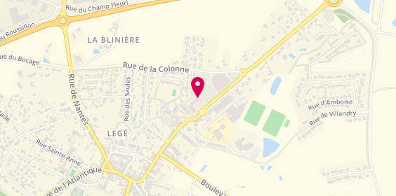 Plan de Conduite CLERC - Auto-Moto-Ecole, 9 Centre Commercial Les Visitandines, 44650 Legé