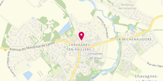 Plan de École de conduite Masson, Ilôt du Relais
2 place de l'Église, 85250 Chavagnes-en-Paillers
