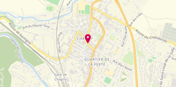 Plan de Auto Ecole de Chagny, 7 Rue du Bourg, 71150 Chagny