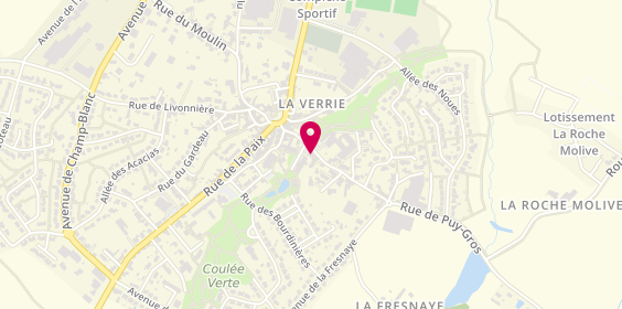 Plan de Ecole de Conduite Poisblaud Mireille, La
8 Bis Rue de Puy Gros, 85130 Chanverrie