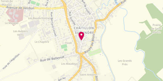Plan de Mag Formation, 33 Rue Grande, 36700 Châtillon-sur-Indre