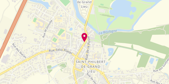 Plan de BSP Conduite Auto-Moto Ecole, 6 Rue de l'Hôtel de Ville, 44310 Saint-Philbert-de-Grand-Lieu