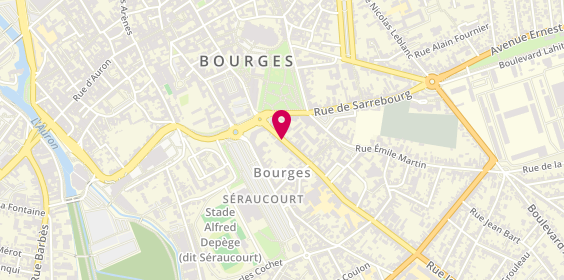 Plan de Stop Auto Ecole Blasquez, 6 Rue Jean Baffier, 18000 Bourges