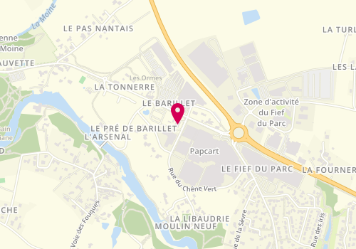 Plan de Sèvre et Moine Auto-école, Zone Artisanale Toutes Joies
9 Rue du Chêne Vert, 44190 Gétigné