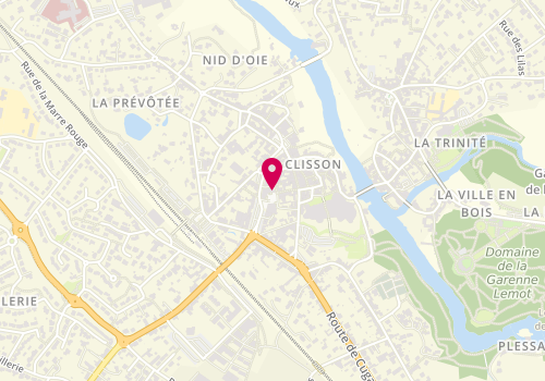Plan de Ecole de Conduite Prezeau, 3 place des Douves, 44190 Clisson