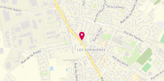 Plan de Sorinières Conduite, 39 Rue Georges Clemenceau, 44840 Les Sorinières