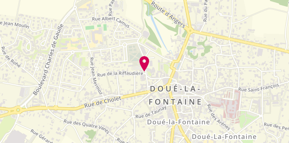 Plan de Auto-Ecole Robert-Saunier, 11 Rue Haute Saint-Denis, 49700 Doué-en-Anjou