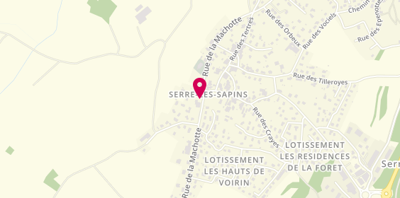 Plan de Ecole de la Route F. Baud, 20 Machotte, Bis, 25770 Serre-les-Sapins