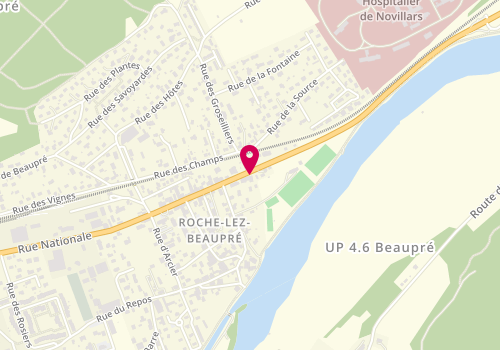 Plan de L'école de Conduite, 5 Rue Nationale, 25220 Roche-lez-Beaupré