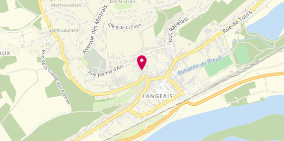Plan de City'Zen ESPACE CONDUITE Langeais, 2 Rue Charles Viii, 37130 Langeais