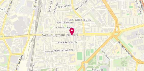 Plan de BENOUARETH Abdelmajid, 60 avenue Raymond Poincaré, 21000 Dijon