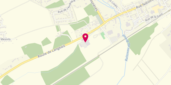Plan de École de Conduite Pleins Phares, 7 Route de Langeais, 37130 Cinq-Mars-la-Pile