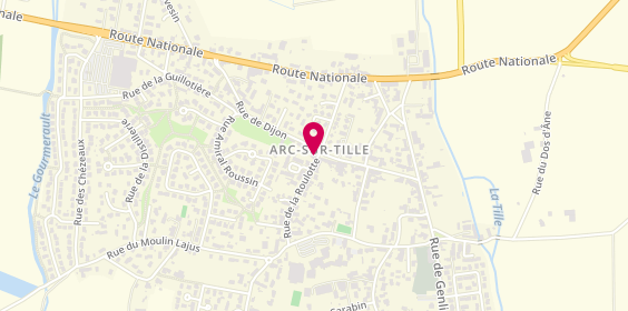 Plan de Auto Ecole de l'Arc, 35 Rue de la Roulotte, 21560 Arc-sur-Tille