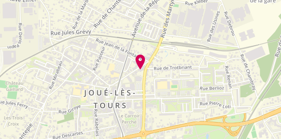 Plan de Easy Permis 37, 6 Boulevard Gambetta, 37300 Joué-lès-Tours