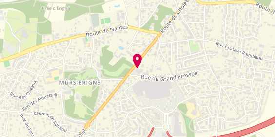 Plan de Easy Aubance, 34 Route de Cholet, 49610 Mûrs-Erigné
