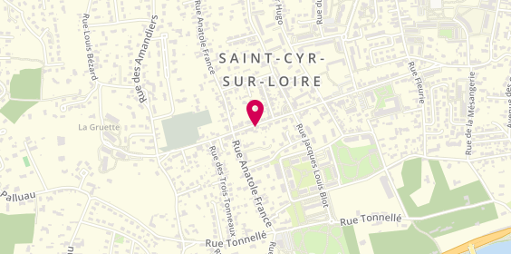 Plan de Auto-École Saint Cyr, 103 avenue de la République, 37540 Saint-Cyr-sur-Loire