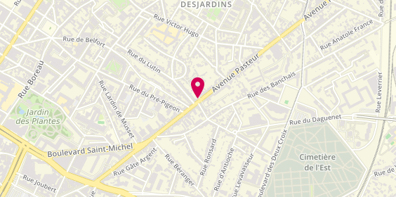Plan de Pasteur Conduite, 161 avenue Pasteur, 49100 Angers