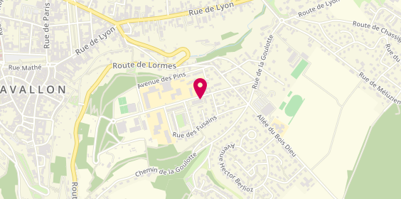 Plan de Auto école des Chaumes, 13 avenue du parc des Chaumes, 89200 Avallon