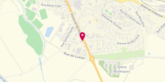 Plan de Auto-Ecole Xperience, 36 avenue de Dijon, 21150 Venarey-Les Laumes
