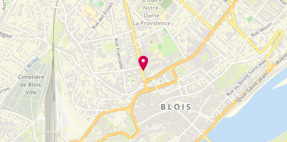 Plan de Auto-école ECF BLOIS, 19 Rue du Bourg 9, 41000 Blois