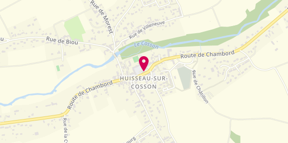 Plan de Ecole de Conduite et Centre de Formation, 257 Route de Chambord, 41350 Huisseau-sur-Cosson