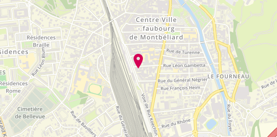 Plan de Auto Ecole Baumler, 17 Rue Aristide Briand, 90000 Belfort
