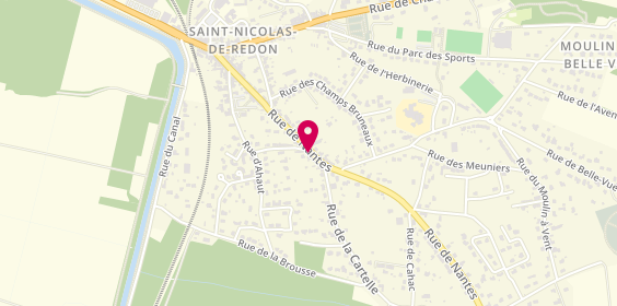 Plan de Auto Ecole Jc. Permis, 54 Rue de Nantes, 44460 Saint-Nicolas-de-Redon