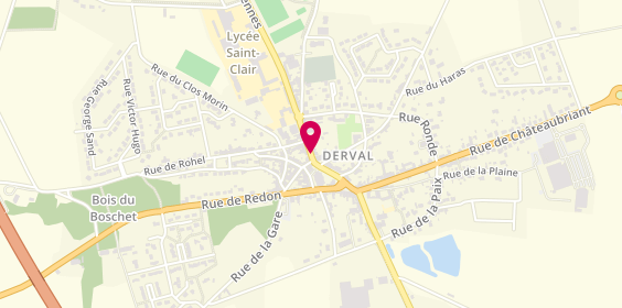 Plan de Derval Conduite, 4 Rennes, Bis, 44590 Derval